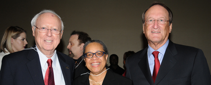 Charter Member John Hansan With Dr. Wilma Peebles And Stanley Weinstein At 60th Anniversary Event 2015